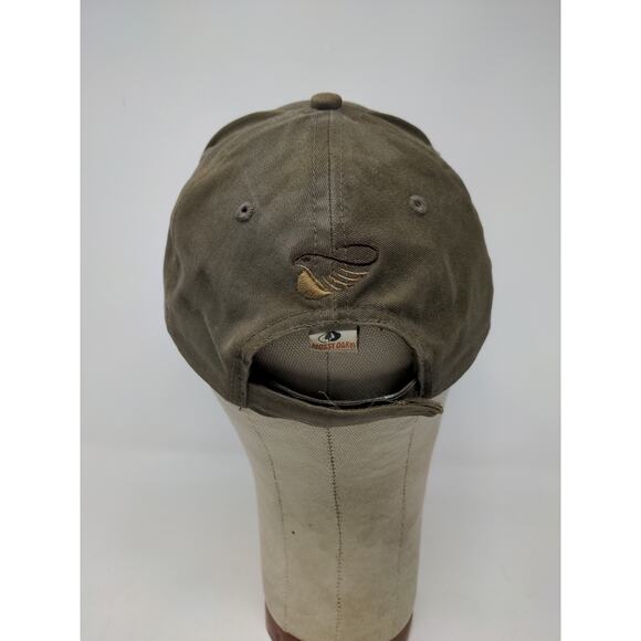 US Smokeless Tobacco Co Mossy Oak Camo Strapback Hat  Brown SEE DESC - Picture 6 of 10